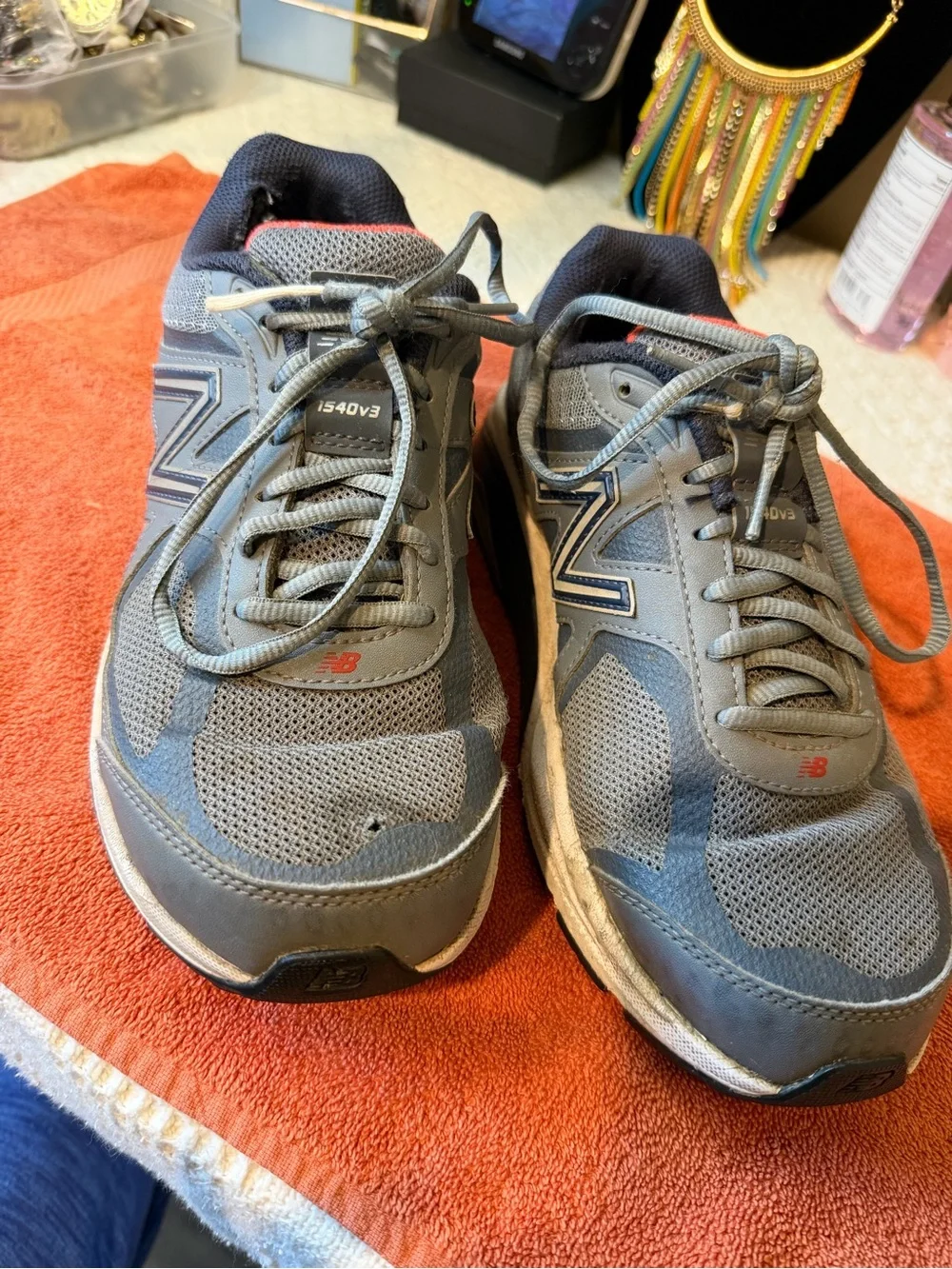 New Balance Gray and Navy woMen's Athletic Shoes